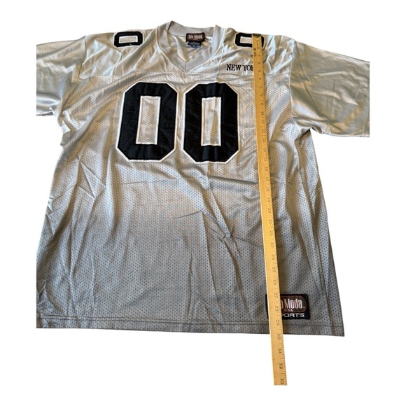 New York Dio Moda Gray Jersey vintage NYC t-shirt 1990s hip-hop size 2XL - Picture 9 of 10